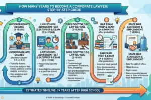 How many years to become a corporate lawyer Step-by-Step Guide