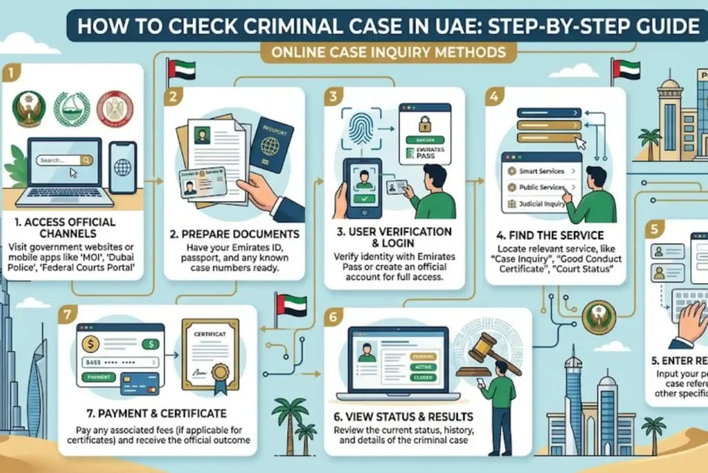 How to check criminal case in uae Step-by-Step Guide