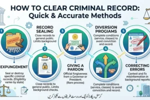 How to clear criminal record Quick & Accurate Methods