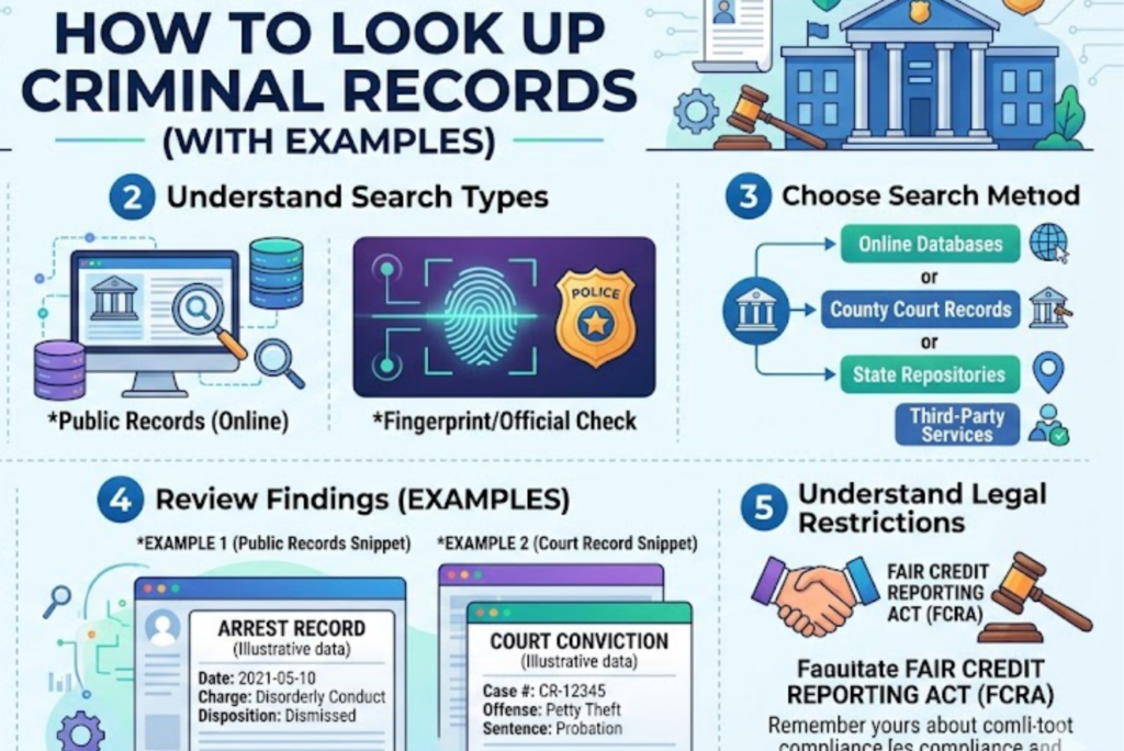 How to look up criminal records Complete Guide with Examples