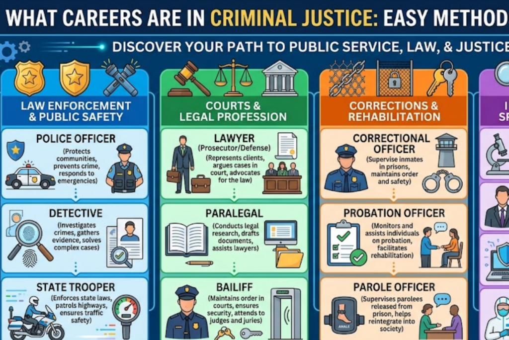 What careers are in criminal justice Easy Methods Explained