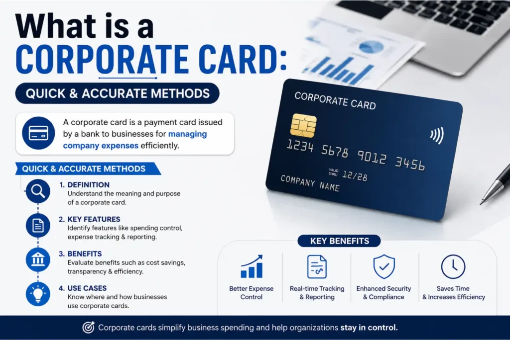 What is a corporate card Quick & Accurate Methods