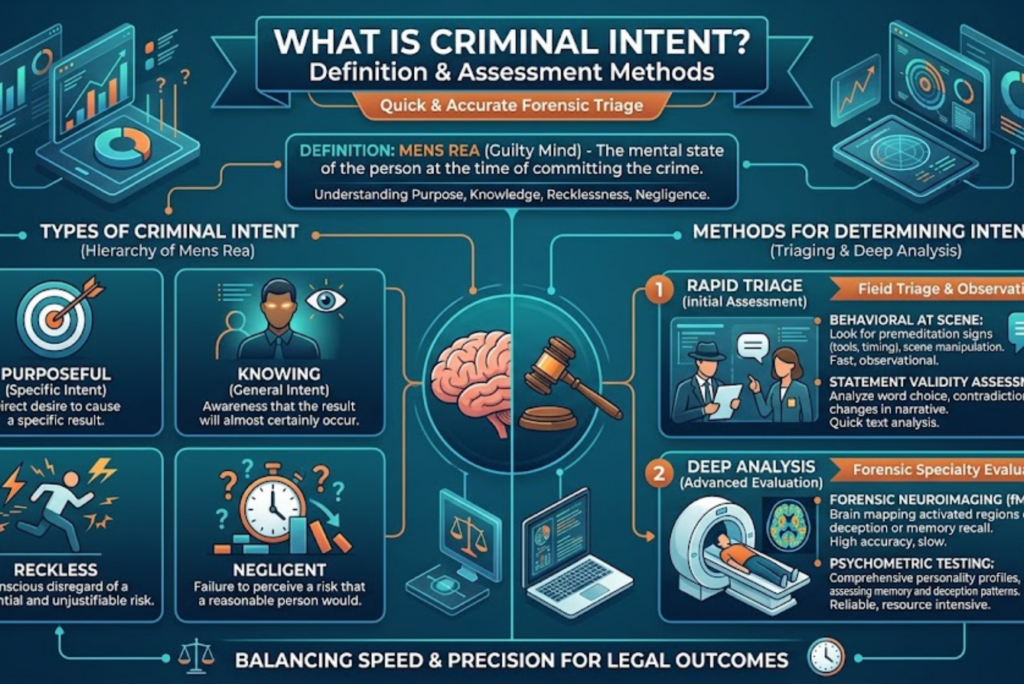 What is criminal intent Quick & Accurate Methods