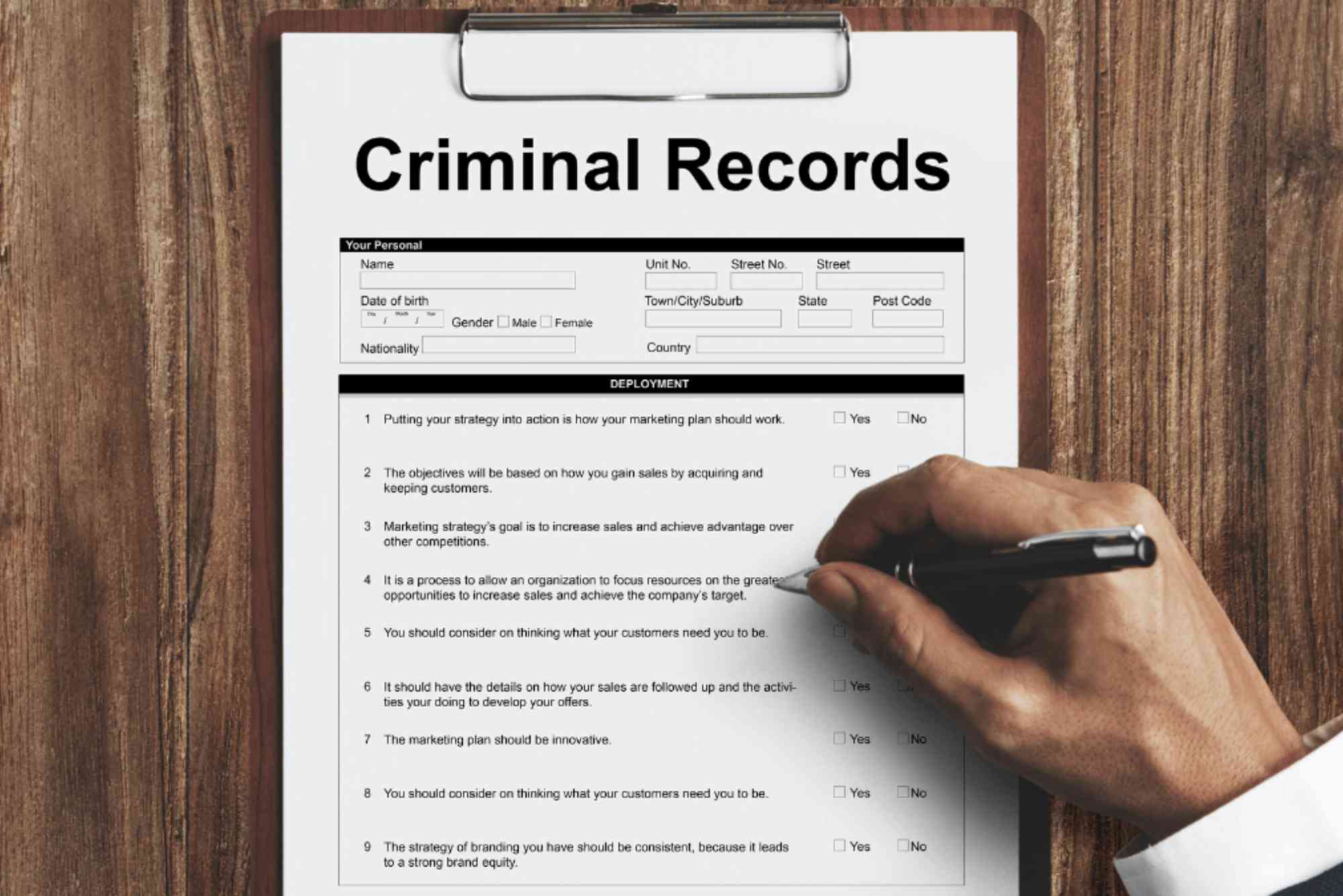 Where Do I Get a Criminal Record Check Simple Formulas & Examples